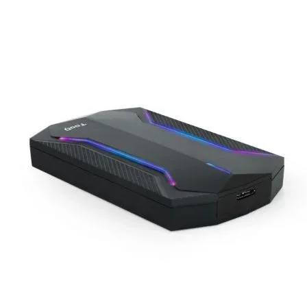 Caja Externa 2.5 Tooq Gaming SATA Usb3.0/3.1 Gen1 Leds RGB Tqe-2599rgb