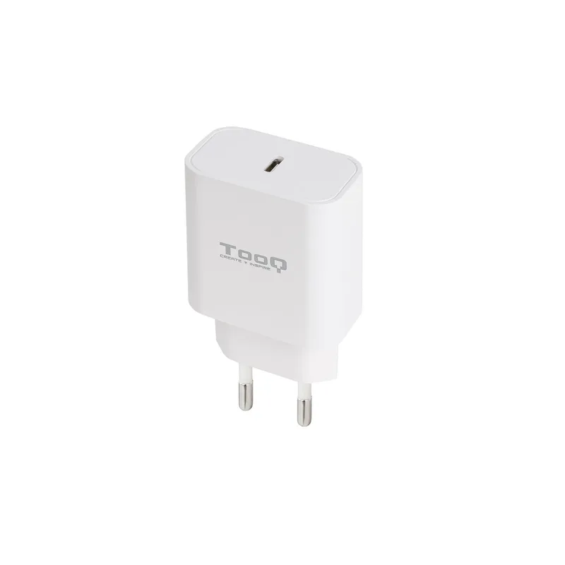 Cargador Usb-c Tooq Pared Usb-c Pd3.0 20W Blanco Tooq Tqwc-pdusbc20w - foto 2