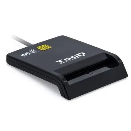 LECTOR TARJETA MEMORIA Externo TOOQ DNIE USB 2.0 NEGRO TQR-210B