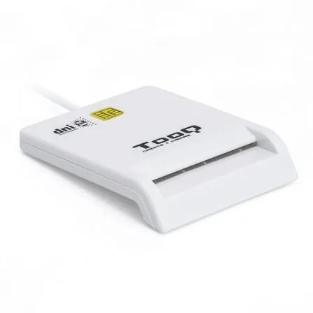 LECTOR TARJETA MEMORIA Externo TOOQ DNIE USB 2.0 BLANCO TQR-210W