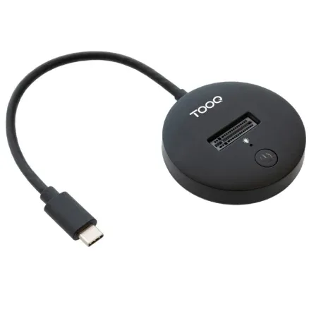DOCK 1x Disco Sólido SSD M.2 NVMe PICe USB-C 3.2 GEN 2 NEGRO TOOQ TQDS-100B