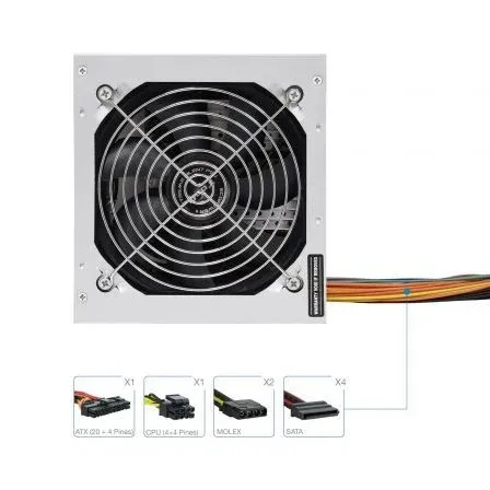 Fuente de Alimentación TooQ TQEP-500SSE-O OEM/ 500W/ Ventilador 12cm - foto 3