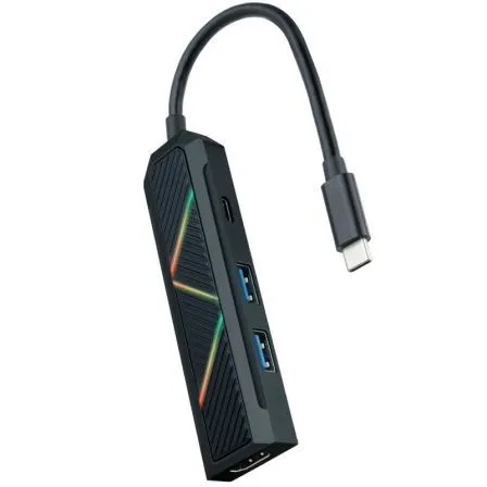 TOOQ HUB USB-C NANOCABLE 2xUSB-A+USB-C CARGA+HDMI 10.16.0401