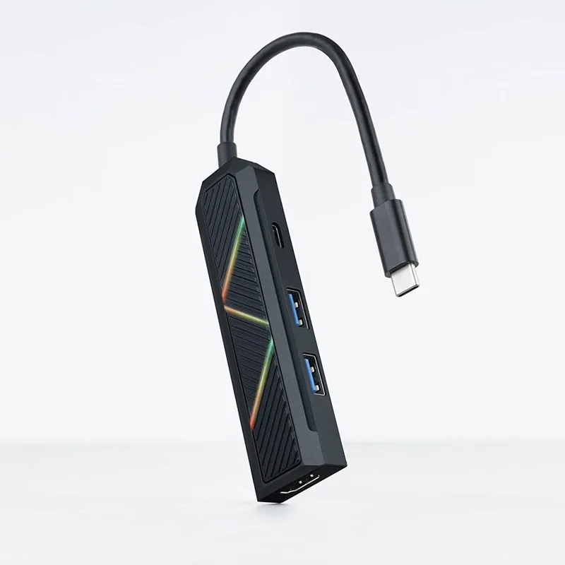 TOOQ HUB USB-C NANOCABLE 2xUSB-A+USB-C CARGA+HDMI 10.16.0401 - foto 2