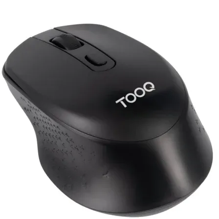 Raton Tooq Inalambrico 1600 DPI 4 Botones Negro Tqmw-1101-b