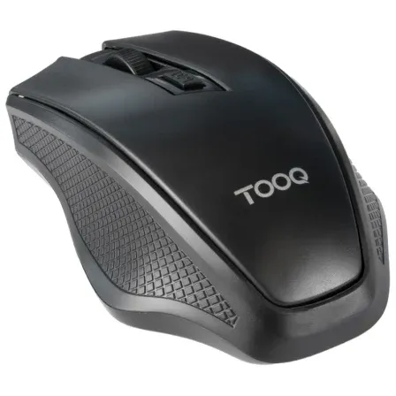 Raton Tooq Inalambrico 1600 DPI 4 Botones Negro Tqmw-1102-b