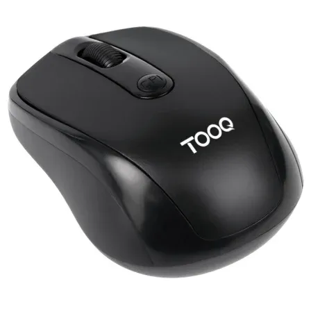 Raton Tooq Inalambrico 1600 DPI 4 Botones Negro Tqmw-1103-b