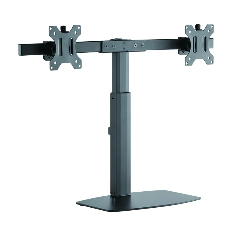SOPORTE DE MESA MONITOR/TV Giratorio e Inclinable 2 Brazos 17-27 NEGRO TOOQ DB1727TN-B - foto 2