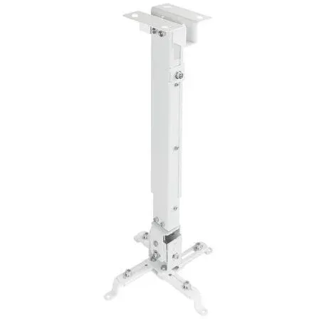 Soporte Proyector Inclinable Techo Blanco Tooq Pj2012t-w