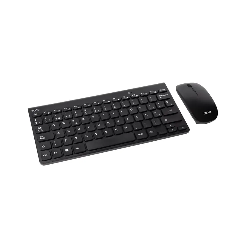 Teclado Tooq Inalambrico KIT T+r Slim 78TECLAS Negro Tqkmw-3101-b - foto 2