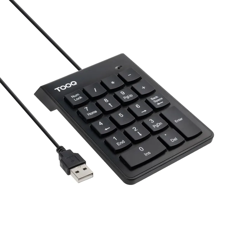 Teclado Tooq Numerico USB 19 Teclas Negro Tqk-2001-b - foto 2