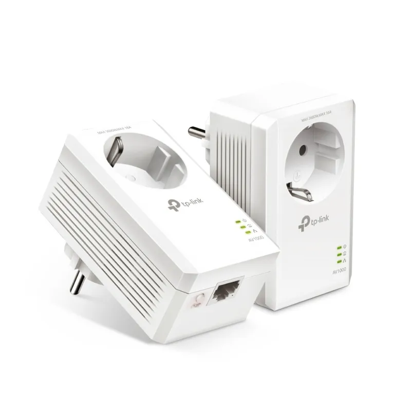 Powerline Tp-link Tl-pa7017p KIT Av1000 KIT Alcance 300M Pack 2 Enchufe - foto 2