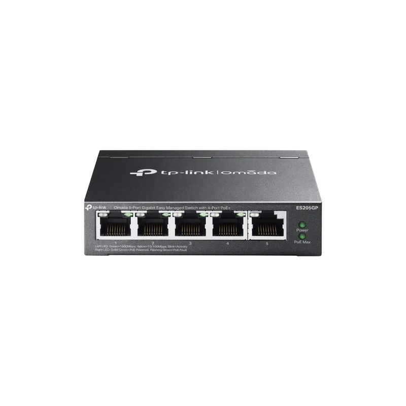 Switch Tp-link Omada 5P Es205gp Gestionable 5GB RJ45 4P Poe+ - foto 2