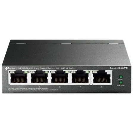 Switch Tp-link 5P 10/100/1000 Gigabit 4 Tl-sg105pe