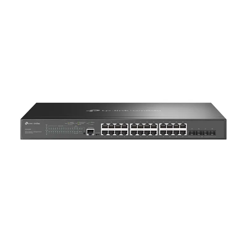 SWITCH TP-LINK OMADA 28P SG3428MP GESTIONABLE L2 24x1G POE+ 4xSFP 384W - foto 2