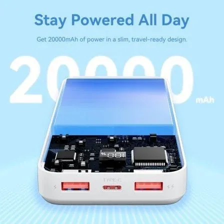 Powerbank 20000mAh Vention FHLB0/ 22.5W/ Negra - foto 3