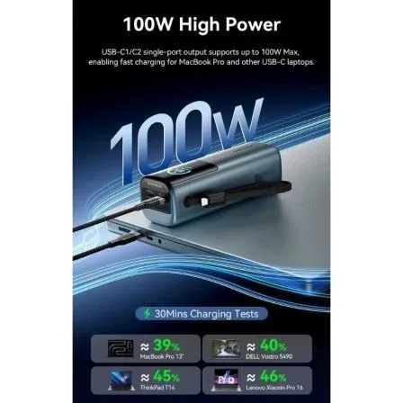 Powerbank 20000mAh Vention FKFH0/ 165W/ Gris/ Incluye Cable USB Tipo-C - foto 3