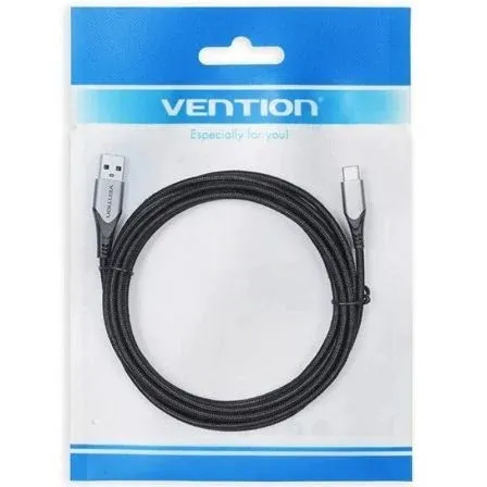 Cable USB 2.0 Tipo-C Vention COKBF/ USB Macho - USB Tipo-C Macho/ 480Mbps/ 1m/ Gris - foto 3