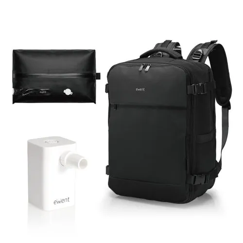 MOCHILA DE VIAJE IMPERMEABLE EWENT 24L PARA PORTATIL 16.1" 40x30x20 BOLSILLO ANTIRROBO/ USB-A/USB-C