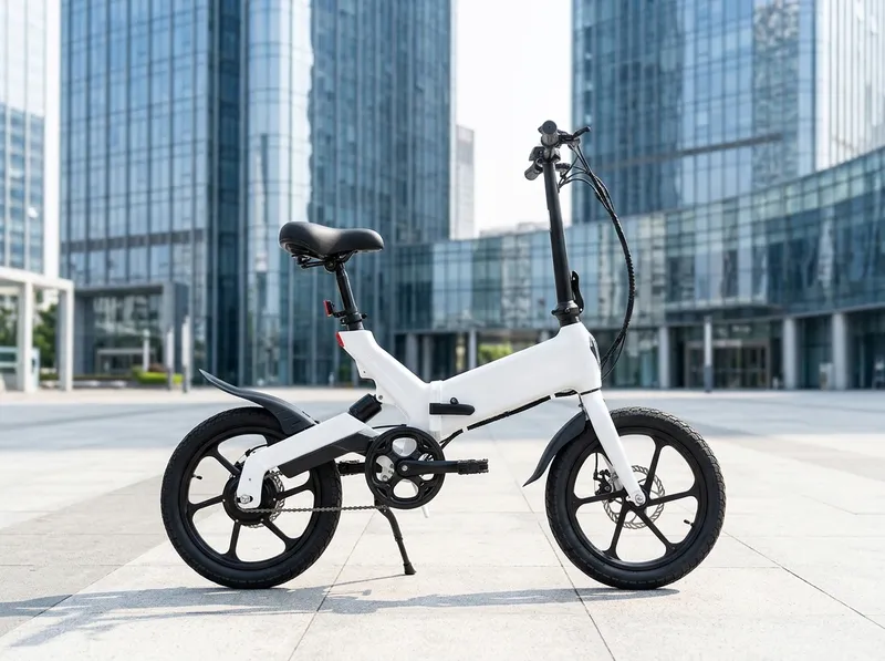 Bicicleta Eléctrica Plegable smartGyro E-Bike Crosscity White (Homologado DGT)