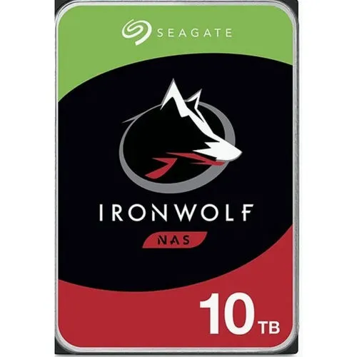 Disco Duro HDD SEAGATE NAS 3.5" 10TB 7200RPM 256MB SATA3 IRONWOLF NAS