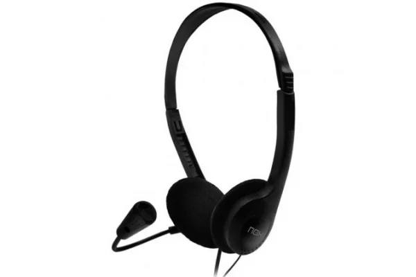 Auriculares C/microfono NOX Voice ONE Negro C/cable Oficina
