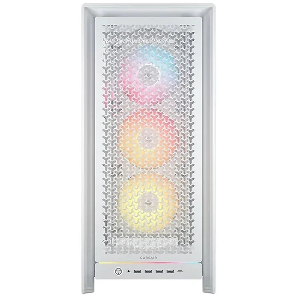 Caja ATX Semitorre Corsair Frame 5000D RS Argb AF C.templado Blanca Cc-9011310-ww