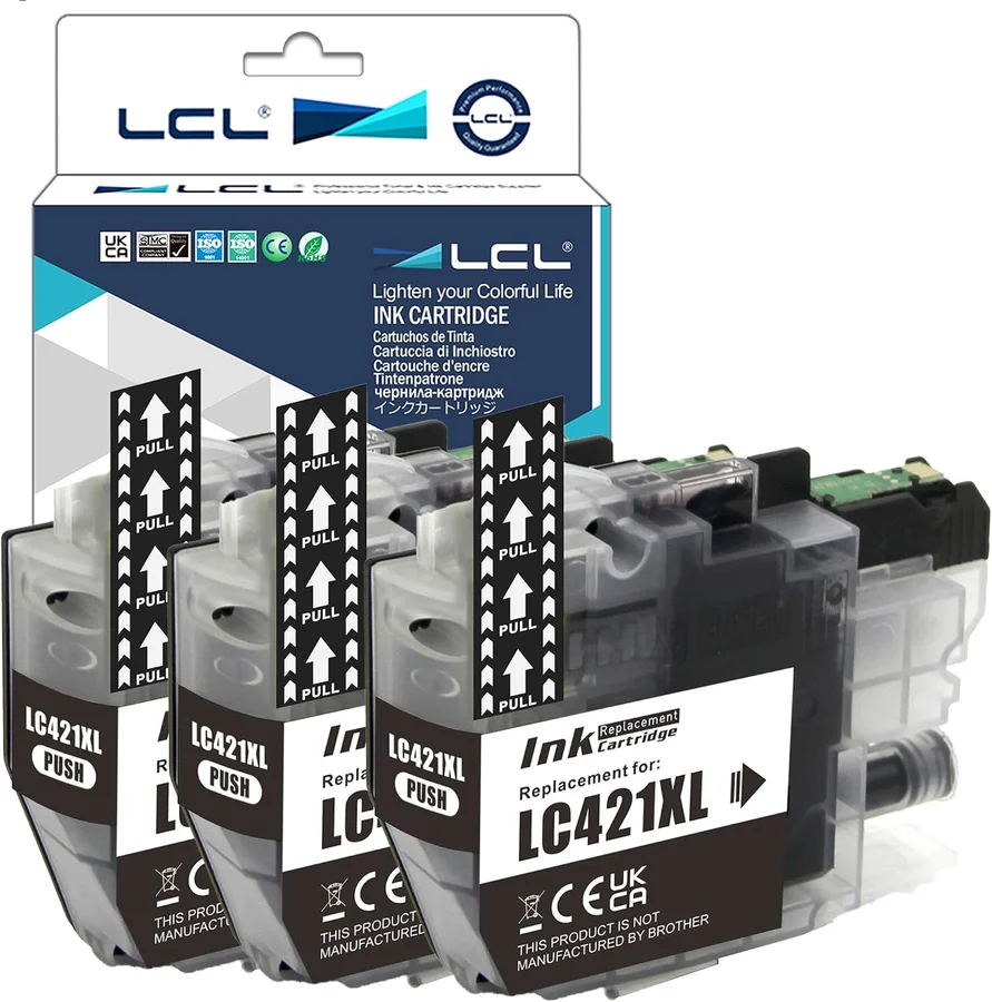 Ninguno Tinta Brother Lc421bk XL Mfc-j1010dw/1050dw Comp Negra