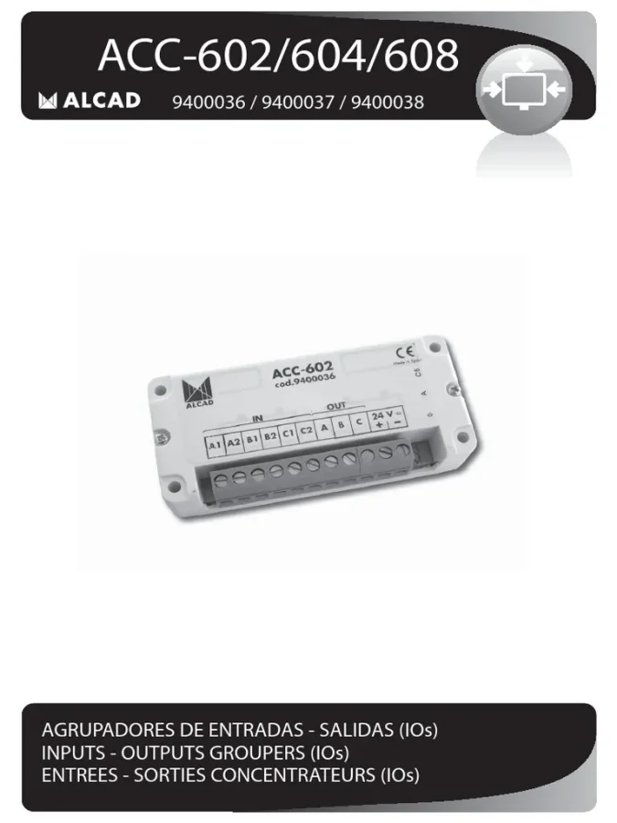 Vigilancia Cable IVT Conector 4 BNC A 4-bnc 2 Metros Acc0604