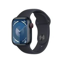 Apple Watch Series 12/ GPS/ Cellular/ 46mm/ Negro/ Correa Deportiva Negra (M/L)