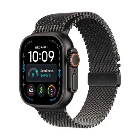 Apple Watch Ultra 4/ GPS/ 49mm/ Caja de Titanio Negro/ Correa Milanese Loop en Titanio Negro/ M