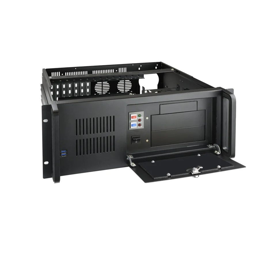 Caja Rack Tooq 4U Rack-406n-usb3 19" Negra