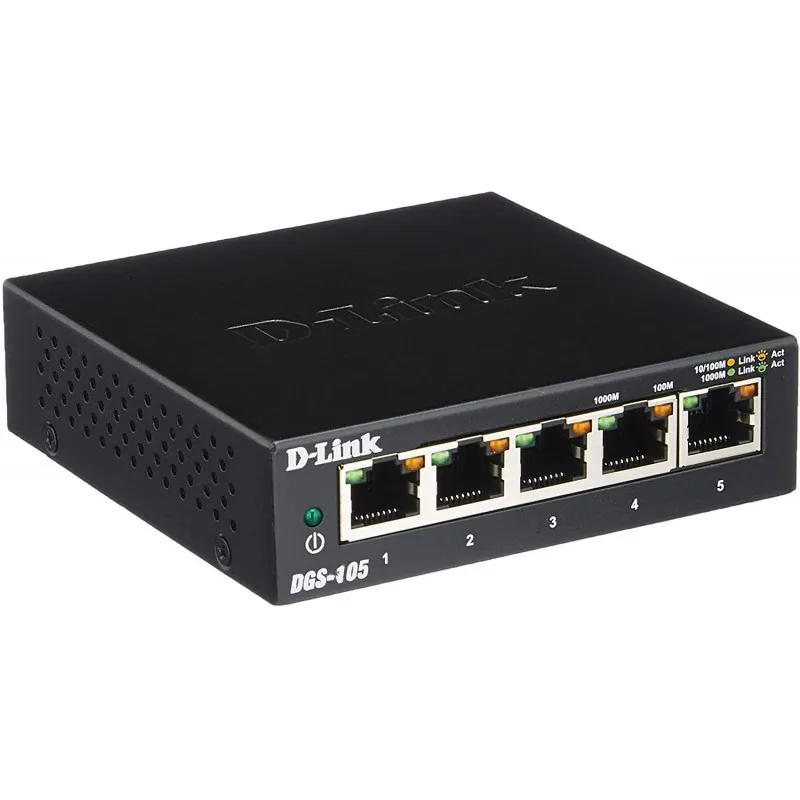 SWITCH D-LINK DGS-105 5 Puertos 10/100/1000 - foto 2
