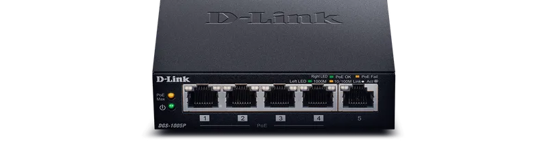 SWITCH D-LINK DGS-1005P 5 Puertos 10/100 - foto 3