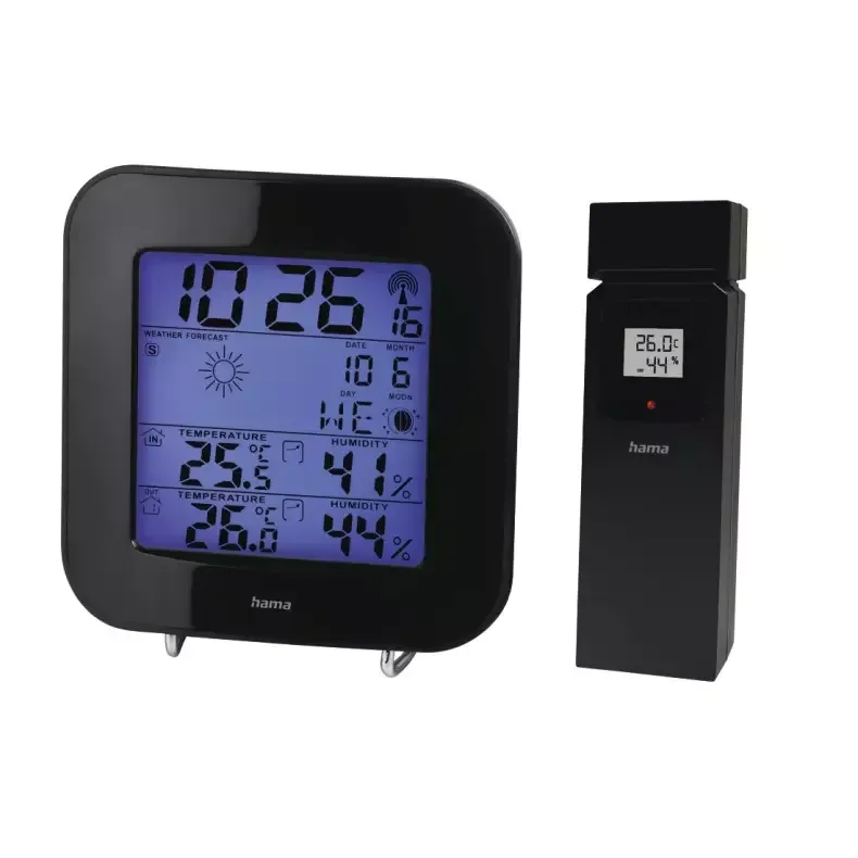 ESTACION METEOROLOGICA HAMA EWS-200 NEGRA