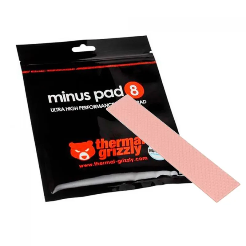 ALMOHADILLA PASTA TERMICA GRIZZLY MINUS PAD 8 120X20X1MM