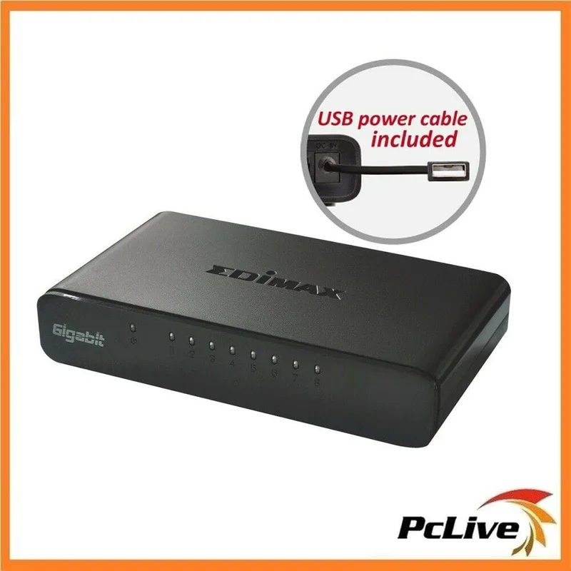 SWITCH EDIMAX ES-5800G V3 8 Puertos 10/100/1000 - foto 4