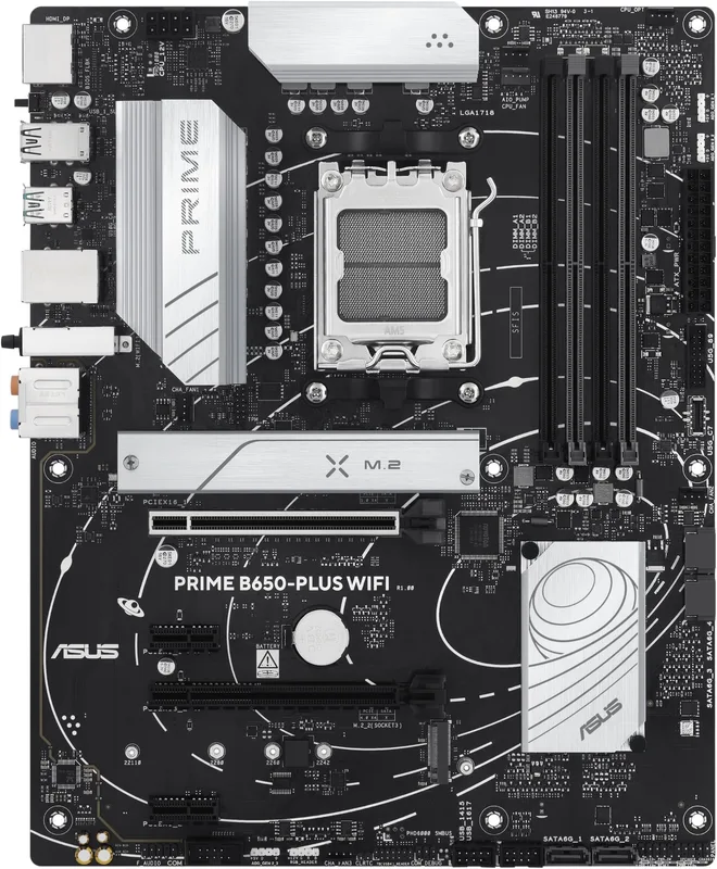PLACA ASUS PRIME B650-PLUS CSM AMD AM5 B650 4DDR5 128GB 1DP - foto 3