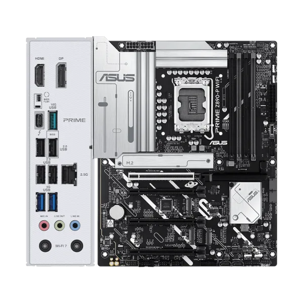 PLACA ASUS PRIME Z890-P INTEL1851 4DDR5 HDMI/DISPLAYPORT PCIE5.0 4SATA3 USB2.0 ATX - foto 3