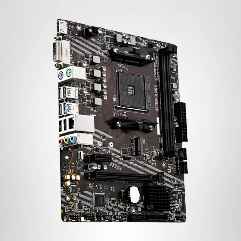 PLACA MSI A520M-A PRO AMD AM4 DDR4 HDMI PCIE3.0 USB3.2 MATX - foto 3