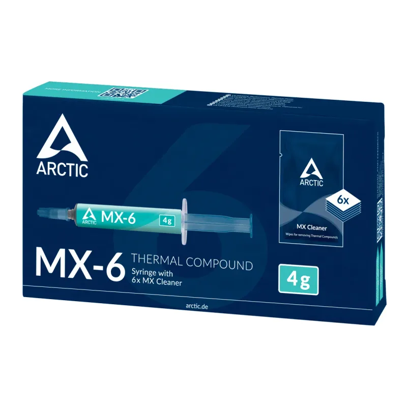 PASTA TERMICA ARCTIC MX-6 4GR + 6 MX CLEANER - foto 2
