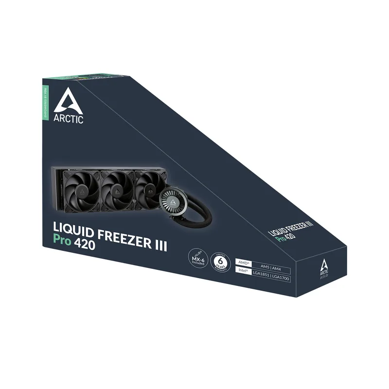 Refrigeracion Liquida CPU Arctic Freezer III PRO 420 Negra - foto 2