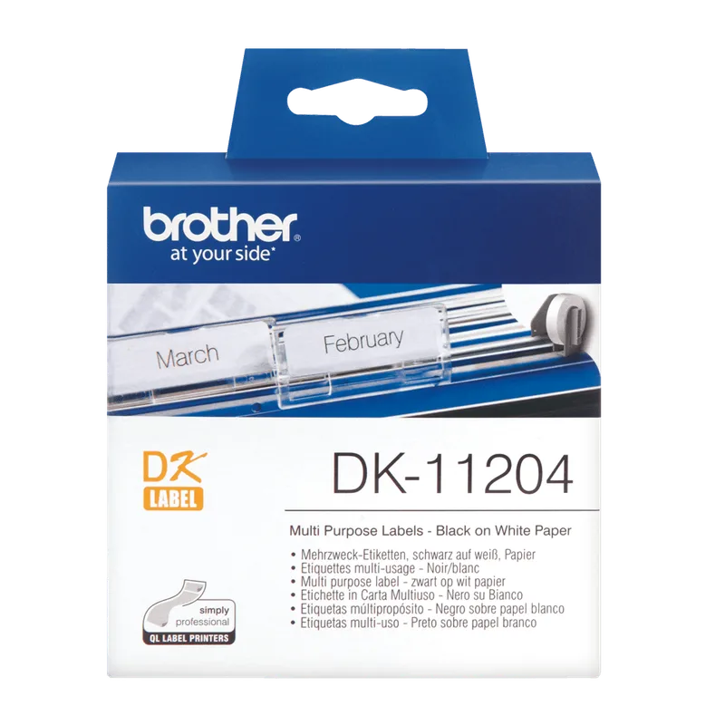 ROLLO ETIQUETAS BROTHER DK11204 17X54