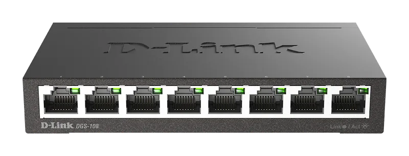 SWITCH D-LINK DGS-108 8PTOS 10/100/1000