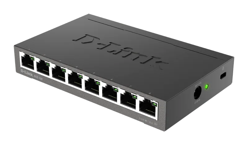 SWITCH D-LINK DGS-108 8PTOS 10/100/1000 - foto 3