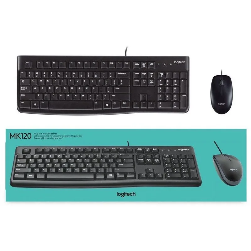 COMBO TECLADO/RATON LOGITECH MK120 USB - foto 4