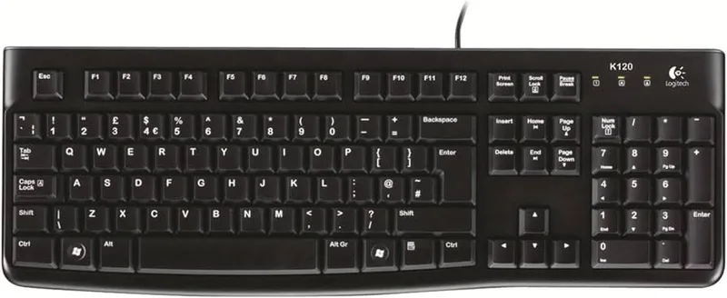 TECLADO LOGITECH K120 BUSSINES USB NEGRO OEM - foto 2