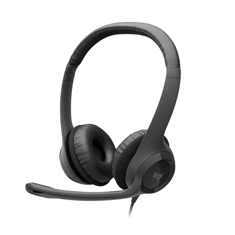 AURICULARES C/MICROFONO LOGITECH H390 USB NEGRO