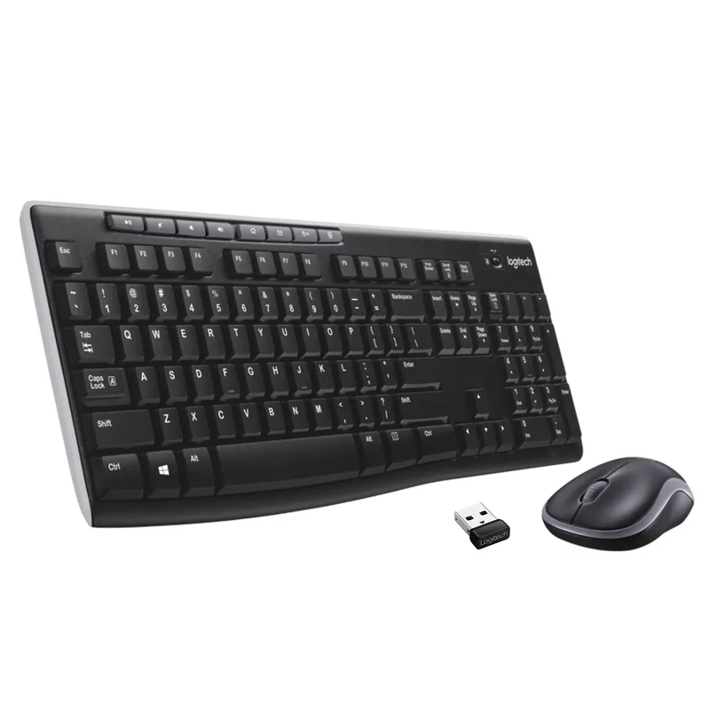 COMBO TECLADO/RATON LOGITECH MK270 MULTIMEDIA INALAMBRICO OEM - foto 3
