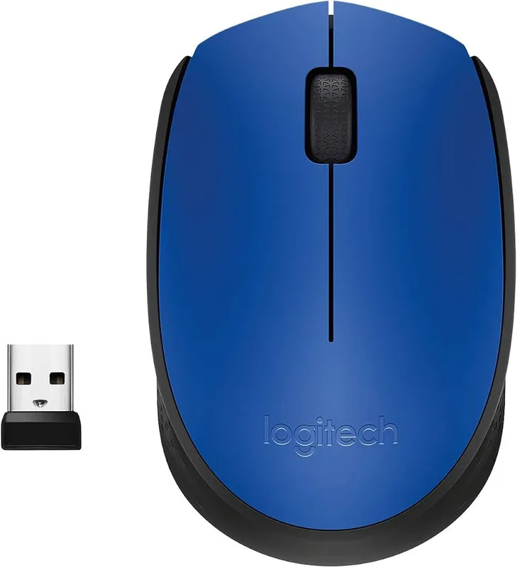 RATON LOGITECH M171 INALAMBRICO AZUL/NEGRO